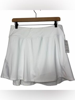 White Athletic Skirt XL Women Tennis Skirt NWT